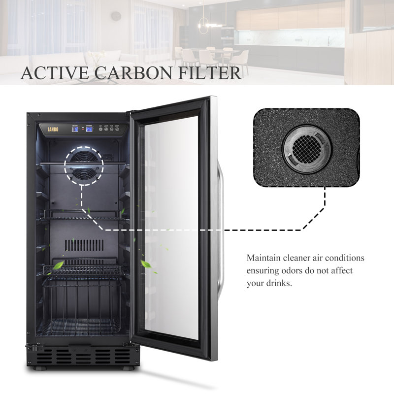 Lanbo Builtin Refrigeration 80 Cans (12 oz.) Convertible Beverage